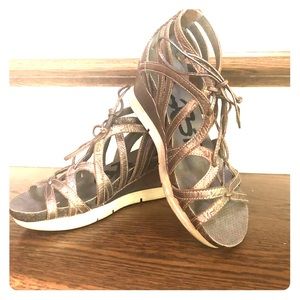 OTBT Nomadic Pewter Wedge Sandal